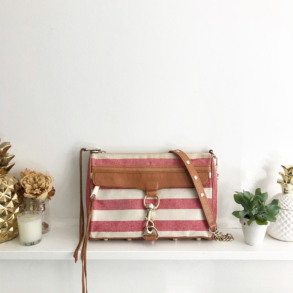 Rebecca Minkoff MAC Canvas Stripe Bag
